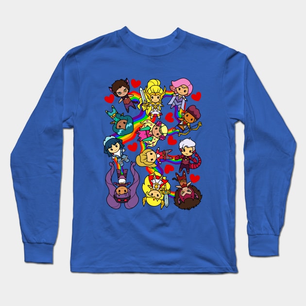 Princesses of Badassery Long Sleeve T-Shirt by wss3